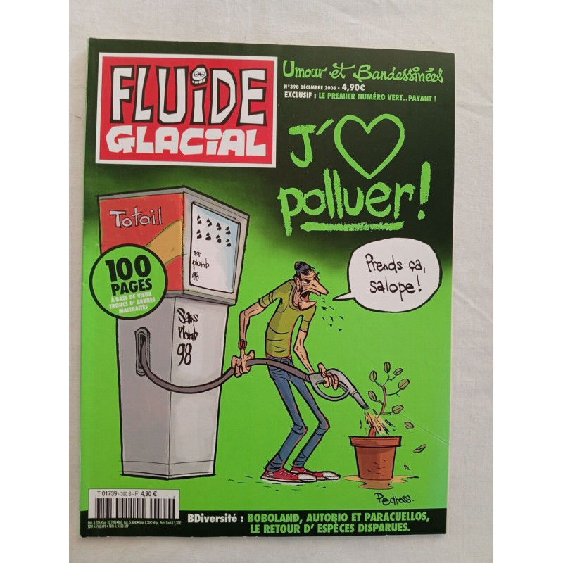 Fluide Glacial nº 390 — “J'aime polluer !” — décembre 2008