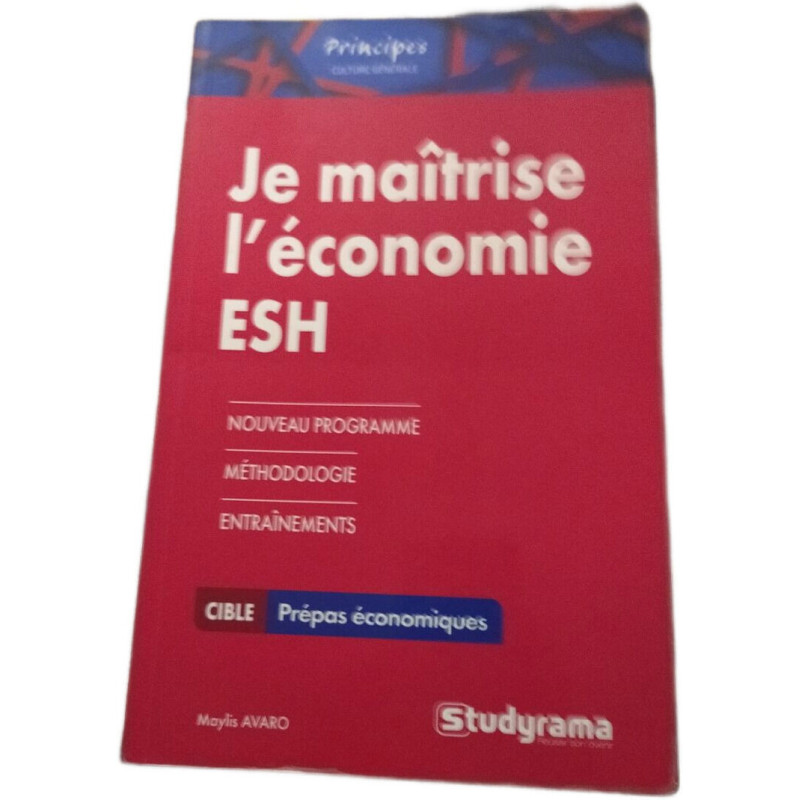 Je maîtrise l'économie ESH