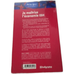 Je maîtrise l'économie ESH