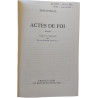 Actes de foi