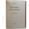 Ton ombre est la mienne