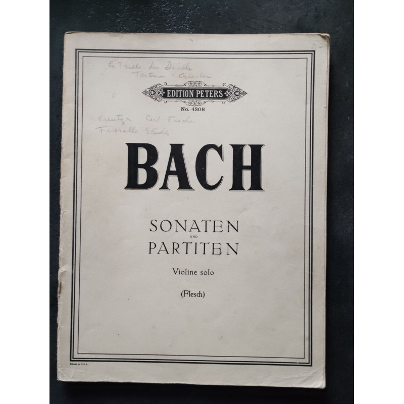 Livre - Bach Sonaten und Partiten / Violine Solo
