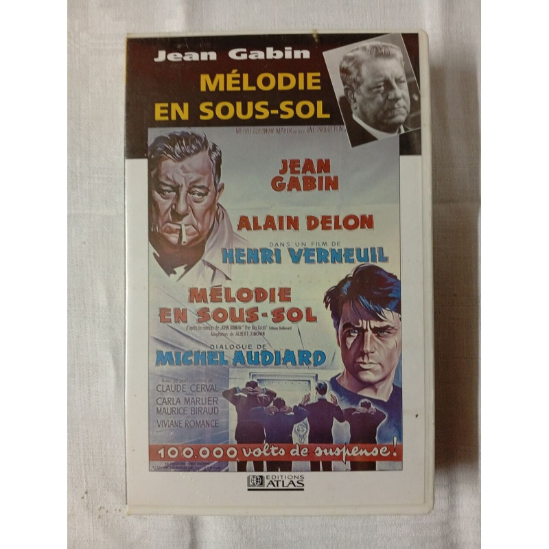 VHS - Mélodie en Sous-Sol (Jean Gabin / Alain Delon)