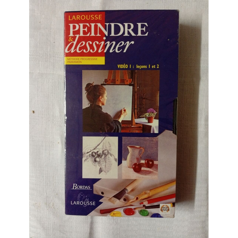VHS - Larousse – Peindre et Dessiner – Vidéo 1