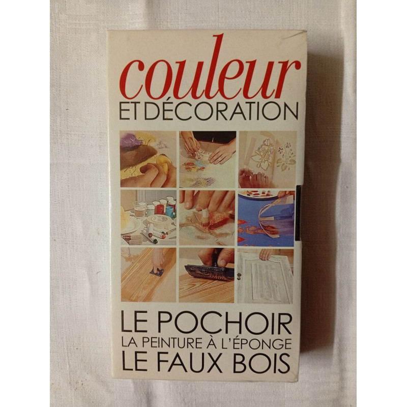 VHS - Couleur et décoration : Le pochoir la peinture à l'éponge le...