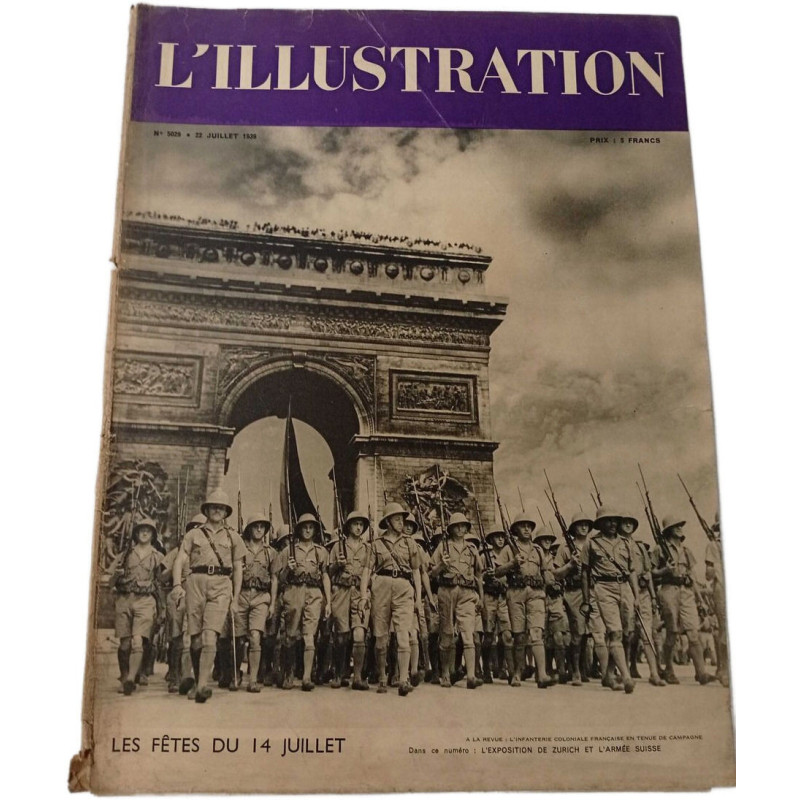 L'Illustration N.5029 - 22 JUILLET 1939