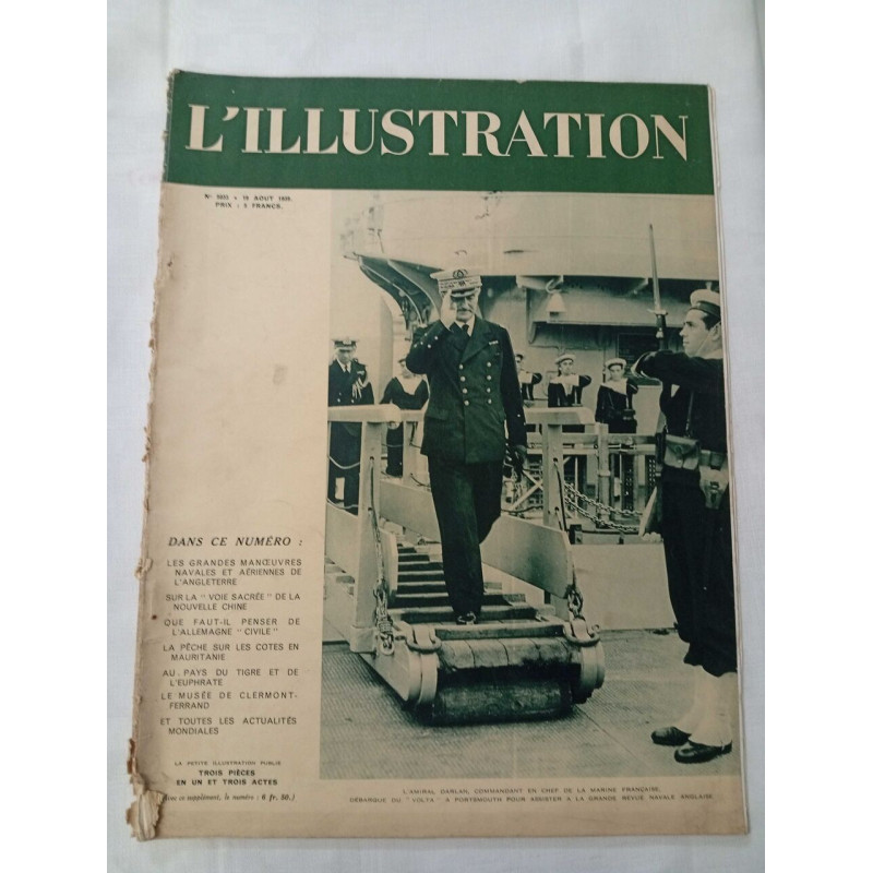 L'Illustration N.5033 - 19 Aout 1939