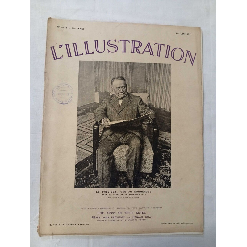 L'Illustration N.4921 - 26 Juin 1937