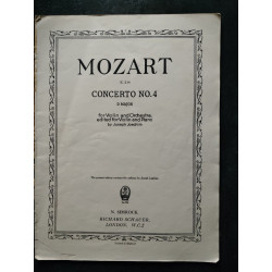 Livre - Mozart Concerto No. 4
