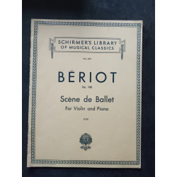 Livre - Bériot Scène de Ballet : For violin and Piano