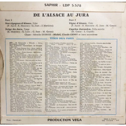 De L'Alsace Au Jura