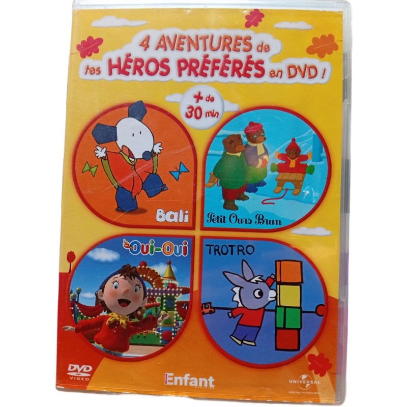 4 aventures de tes héros préférés en DVD