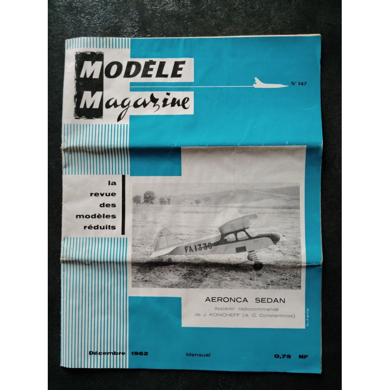 Revue - MODELE Magazine Nº147 / 1962