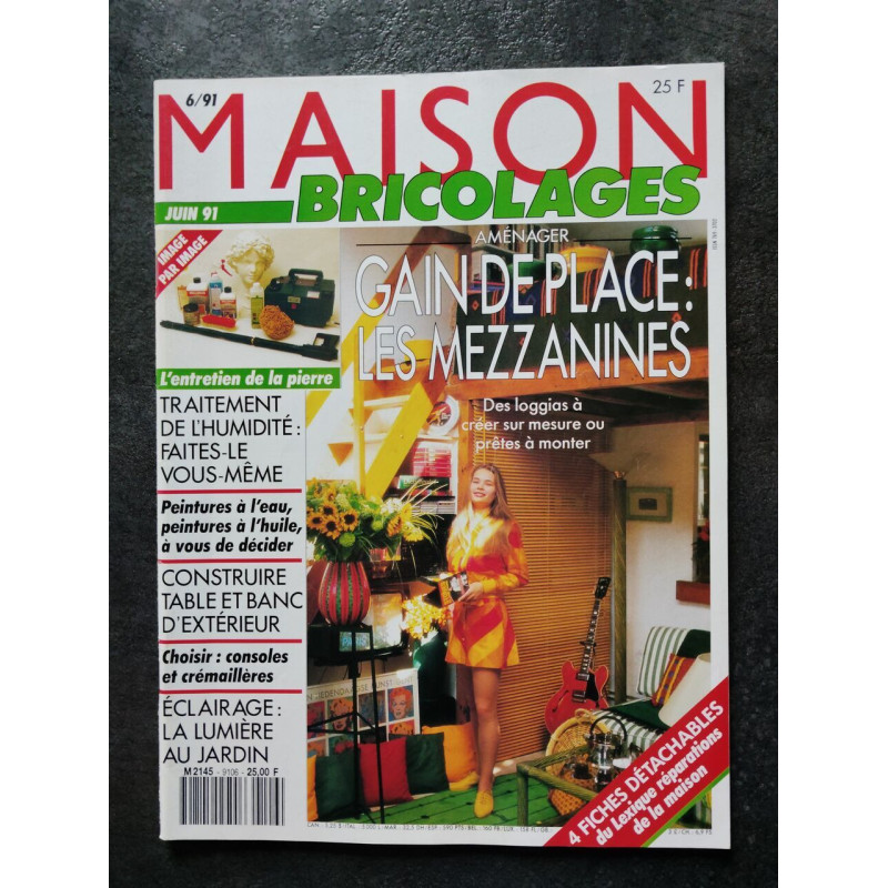 Revue - Maison Bricolages / Juin 1991