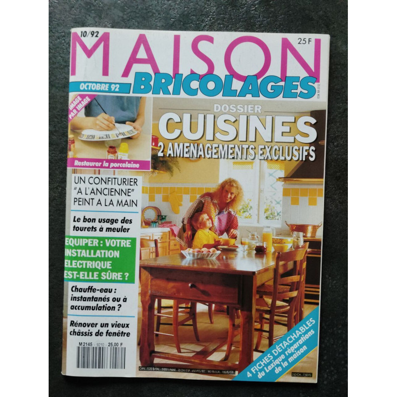 Revue - Maison Bricolages / Octobre 1992