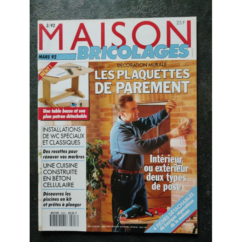 Revue - Maison Bricolages / Mars 1992