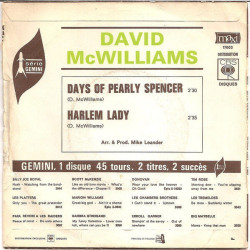 Days Of Pearly Spencer / Harlem Lady