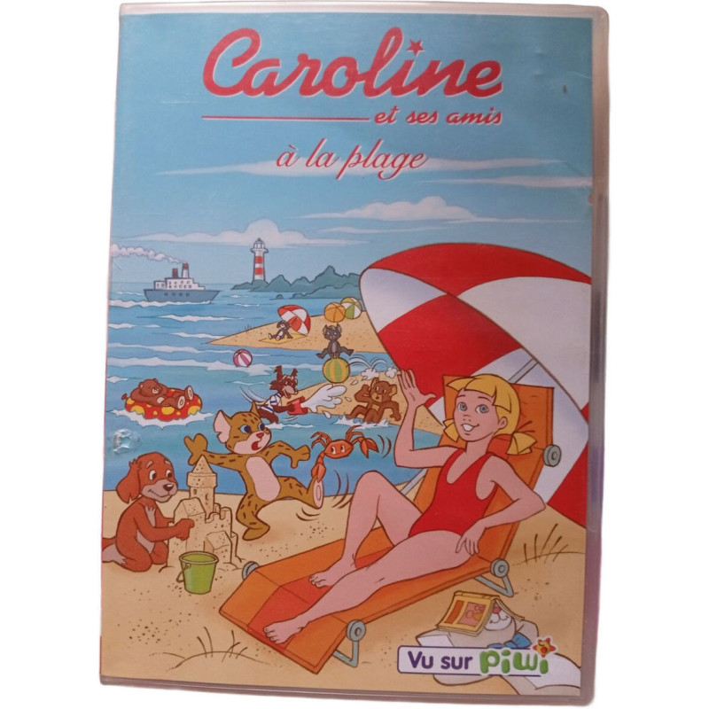 Caroline et ses amis à la plage