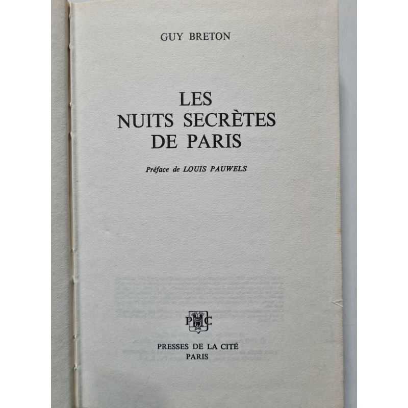 Les nuits secrètes de Paris