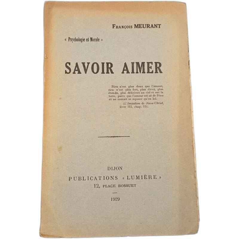 Savoir aimer
