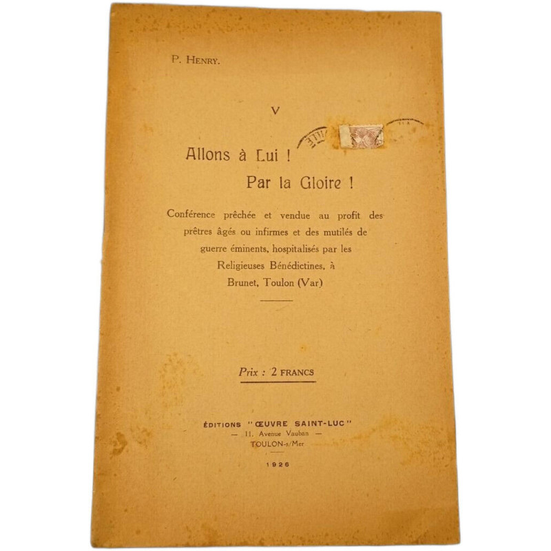 Allons à Lui ! Par la Gloire