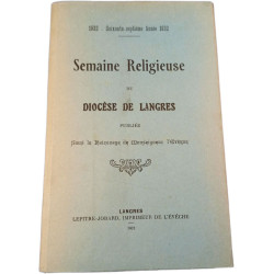 Semaine Religieuse du Diocèse de Langres 1932