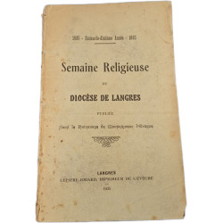 Semaine Religieuse du Diocèse de Langres 1935