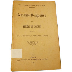 Semaine Religieuse du Diocèse de Langres 1926