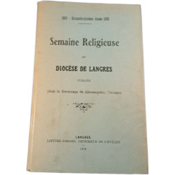 Semaine Religieuse du Diocèse de Langres 1931