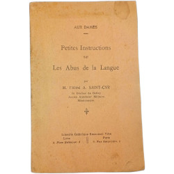 Petites Instructions sur Les Abus de la Langue