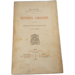 Œuvres choisies Tome Troisième