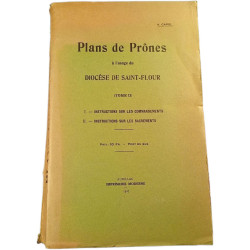 Plans de Prônes à l'usage du Diocèse de saint flour Tome II