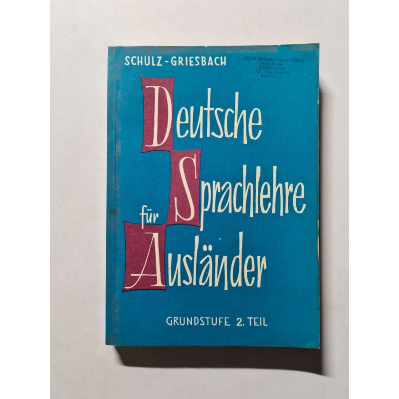 Deutsche Sprachlehre für Ausländer