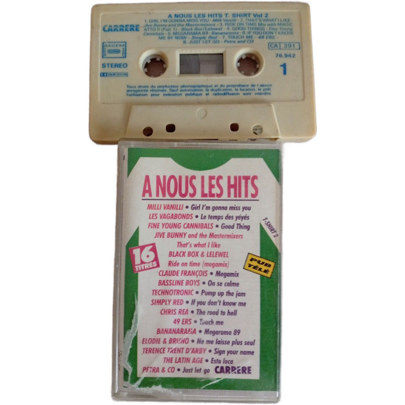 K7 Audio - A Nous Les Hits T. Shirt Vol 2