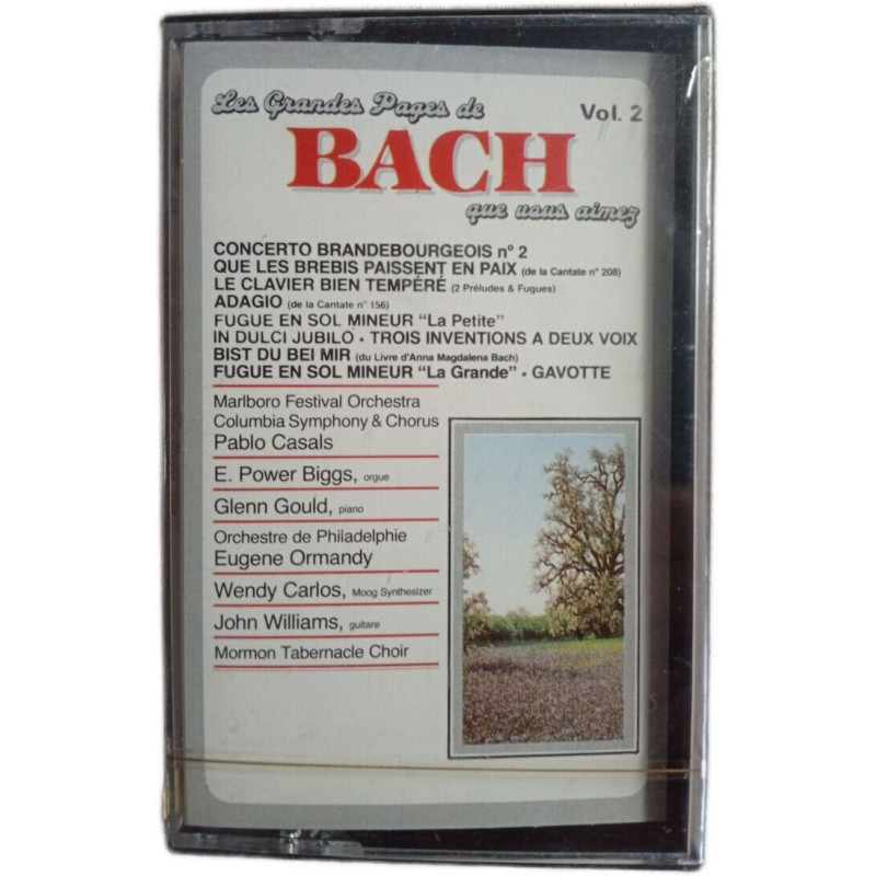K7 Audio - Les Grandes Pages de BACH que nous aimons Vol. 2 (neuf...