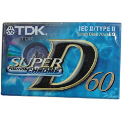 K7 Audio - SUPER D60 POSITION CHROME (neuf sous blister)