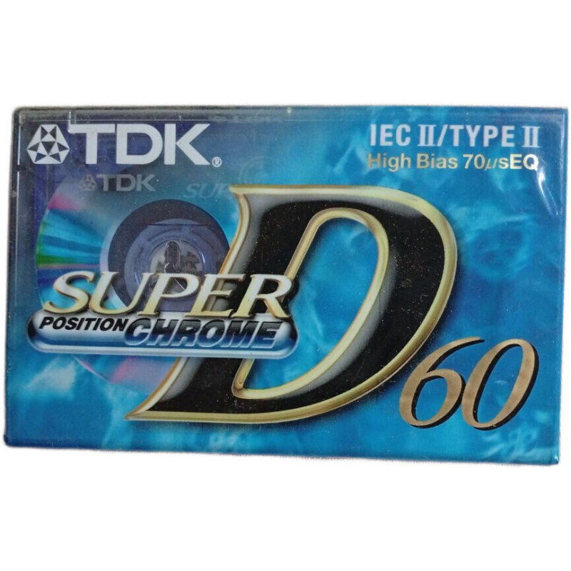K7 Audio - SUPER D60 POSITION CHROME (neuf sous blister)