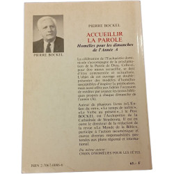 Accueillir la Parole - Homélies pour les dimanches de l'année A