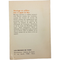 Mariage et célibat