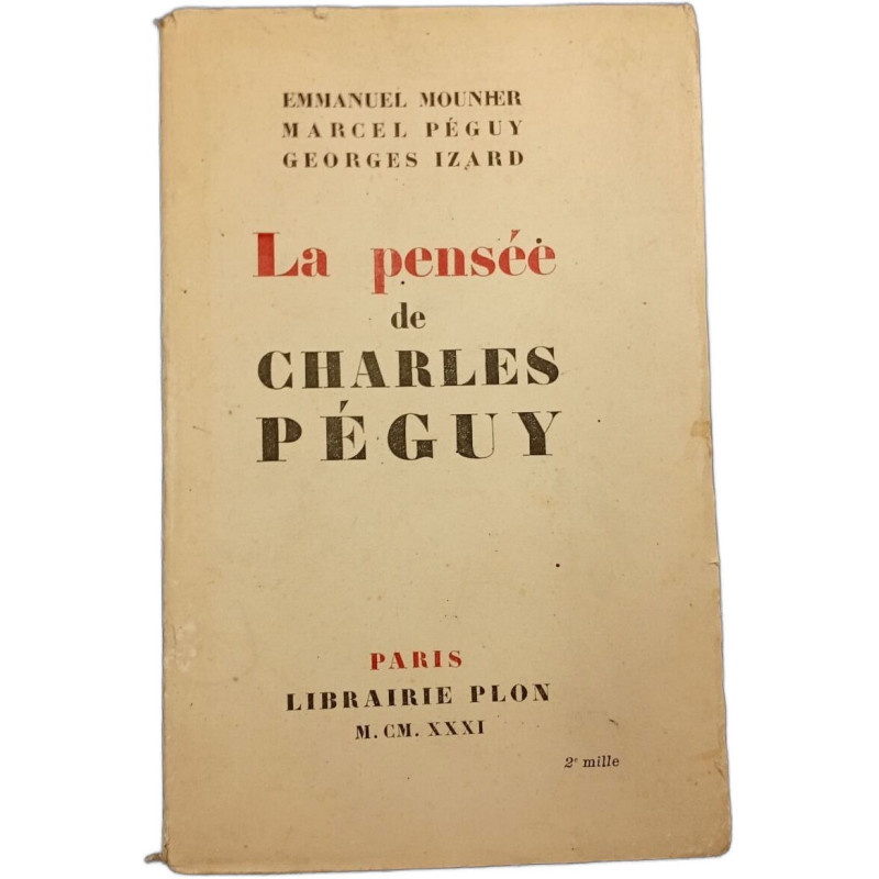 La pensée de Charles Péguy