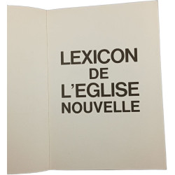 Lexicon de l'église nouvelle