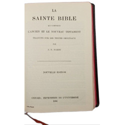La Sainte Bible qui comprend l'Ancien et le Nouveau Testament