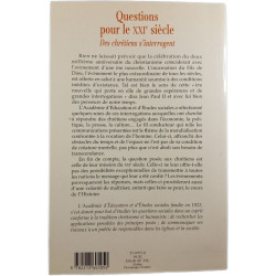 Questions pour le XXIe siècle - des chrétiens s'interrogent