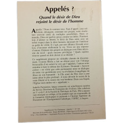 Appelés ? Quand le désir de Dieu rejoint le désir de l'homme