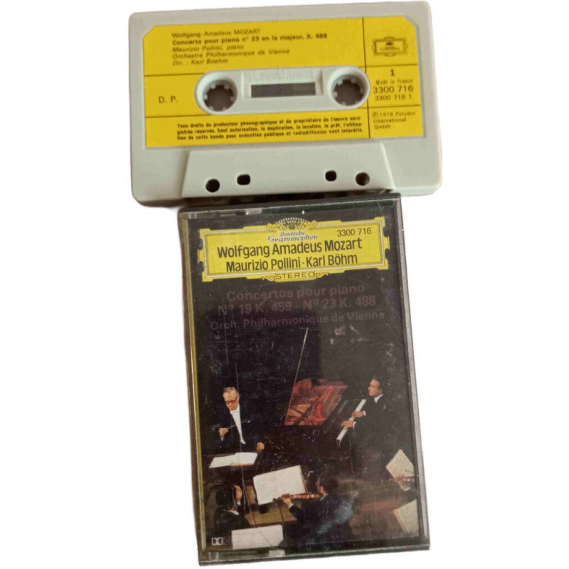 K7 Audio - Concertos pour piano N° 19 K. 459 - N° 23 K. 488
