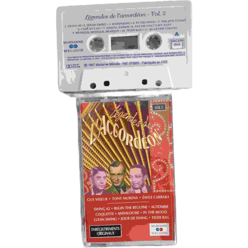 K7 Audio - Légendes de l'accordéon - Vol. 5