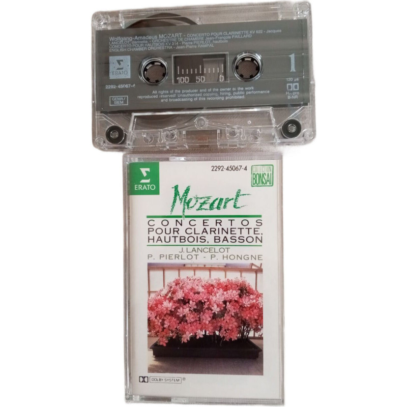 K7 Audio - Concertos pour clarinette hautbois basson