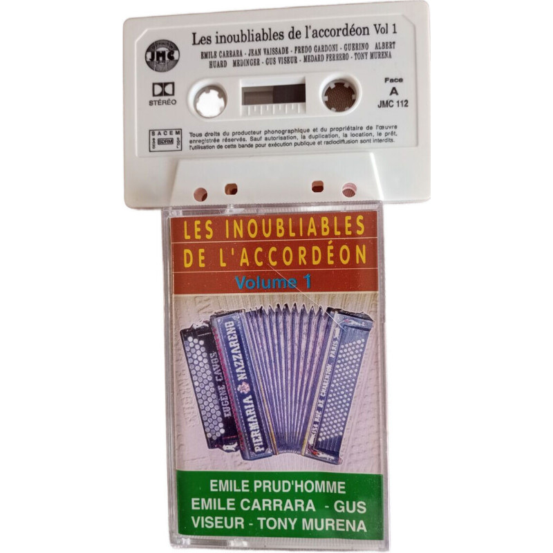 K7 Audio - Les inoubliables de l'accordéon Vol 1