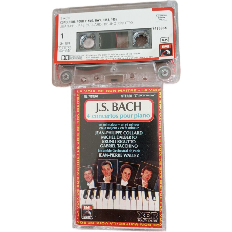 K7 Audio - J.S. Bach 4 concertos pour piano