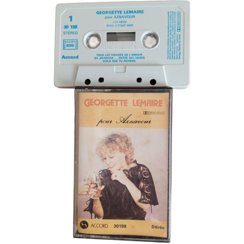 K7 Audio - Georgette Lemaire pour Aznavour